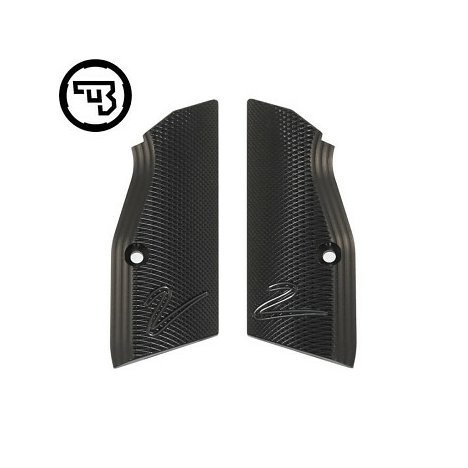 Hliníkové střenky CZ 75, CZ 75 SP-01, CZ Shadow 2, CZ TS 2 krátké | CZ logo 2 černé.jpg