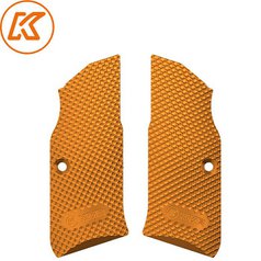 Hliníkové střenky CZ 75, CZ 75 SP-01, CZ Shadow 2, CZ TS 2  | KMR Ergo oranž