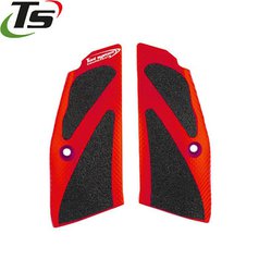 Hliníkové střenky CZ 75, CZ 75 SP-01, CZ Shadow 2, CZ TS 2 krátké | TS 3D červené