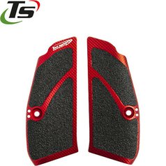 Hliníkové střenky CZ 75 Compact, CZ 75 P-01 | TS 3D červené