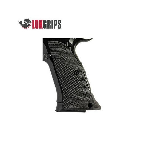 Hliníkové střenky CZ 75, CZ 75 SP-01 | rozšířené černé. jpg