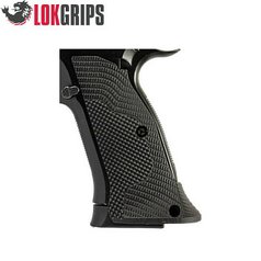 Hliníkové střenky CZ 75, CZ 75 SP-01 | rozšířené černé