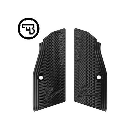 Hliníkové střenky CZ 75, CZ 75 SP-01, CZ Shadow 2, CZ TS 2 krátké | CZ logo SW 2 černé.jpg