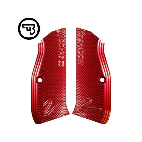 Hliníkové střenky CZ 75, CZ 75 SP-01, CZ Shadow 2, CZ TS 2  | CZ logo SW 2 červené červené.jpg